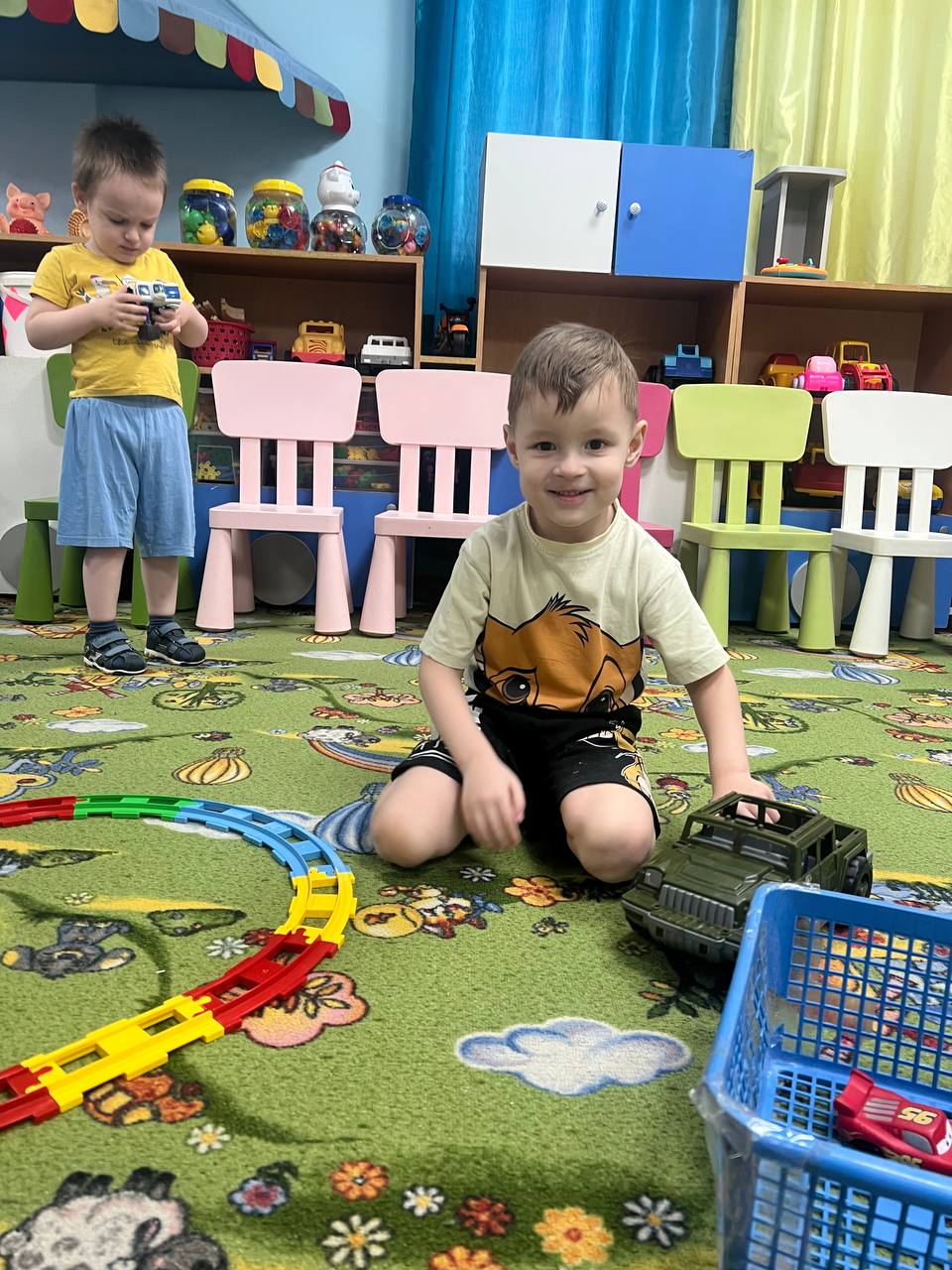 Занятие в детском саду Карусель